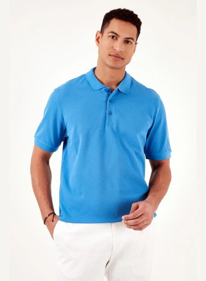 Buratti Buratti Cotton Regular Fit Buttoned Polo Collar 5-Pack T Shirt Men's T-SHIRT 5902127S5